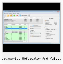 Decompression Of Minify Javascript Online Tool javascript obfuscator and yui compressor