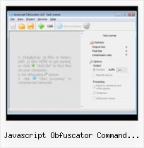 Encrypt Javascript Hidden Field javascript obfuscator command line linux