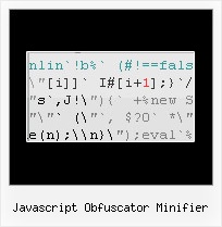 Open Source Javascript Obfuscator javascript obfuscator minifier