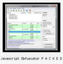 Yui Obfuscate javascript obfuscator p a c k e d