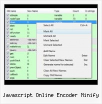 Protect Javascript Codes javascript online encoder minify