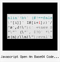 Javascript Obfuscator Coda Plugin javascript open an base64 code binary file