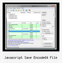 Js File Encoder javascript save encode64 file