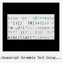 Protect Javascript Source Code javascript scramble text using unicode