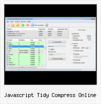 Jspacker Preserv Variable Name javascript tidy compress online