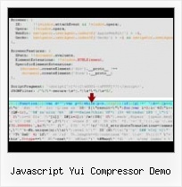 Eclipse Compress Css javascript yui compressor demo
