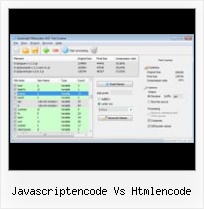 Compress Javascript javascriptencode vs htmlencode