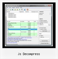 Json Obfuscate js decompress