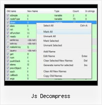 Javascript Obfuscator Download js decompress