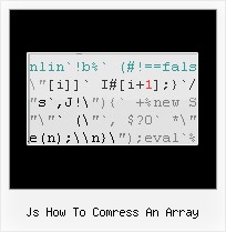 Yui Compressor Rename Functions js how to comress an array