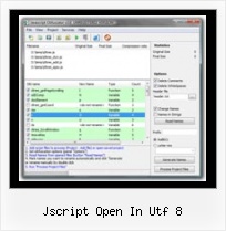 Eclipse Javascript Html5 jscript open in utf 8