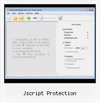 Java Script Compression jscript protection