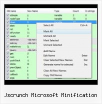 Javascript Encode Json jscrunch microsoft minification