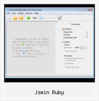 Javascript Obfuscator Google jsmin ruby