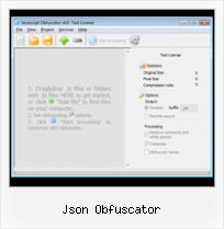 Dreamweaver Yui Compressor json obfuscator