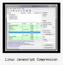 Compress Json Code linux javascript compression