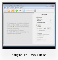 Yahoo Compressor Maven Plugin mangle it java guide