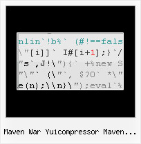 Javascript Encode Text maven war yuicompressor maven plugin