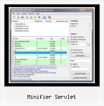 Javascript Encoding 101 minifier servlet