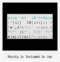 Compress A Javascript With A Pack Js minify js included in jsp