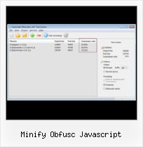 Compressor Applet minify obfusc javascript