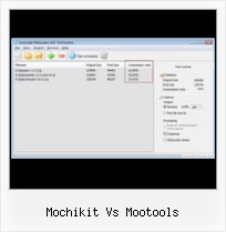 Javascript Encyrpt And Minify mochikit vs mootools
