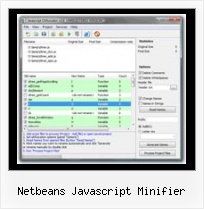 Protect Jscript netbeans javascript minifier