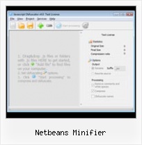 Jsmin Howto netbeans minifier