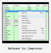 Packer Decode netbeans yui compressor