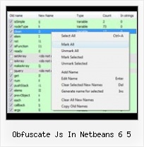 Wsh Files obfuscate js in netbeans 6 5