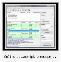 Java Javascript Obfuscation online javascript unescape encrypter