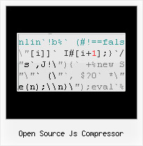 Javascript Encode Xml open source js compressor