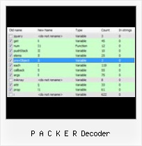 Javascript Decode Minify p a c k e r decoder