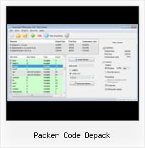 Url Javascript Compression packer code depack