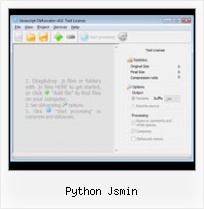 Javascript Packer Enable Button Dean python jsmin