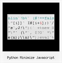 Js Obfuscator python minimize javascript