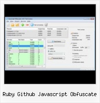 Yui Compressor Obfuscate ruby github javascript obfuscate