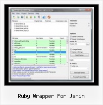Javascript Yui Compressor Demo ruby wrapper for jsmin