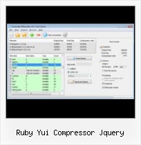 Yui Compressor Comparison Jsmin ruby yui compressor jquery