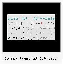 Javascript Packer Decompressing stunnix javascript obfuscator