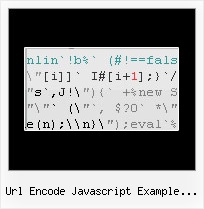 Jscript Dll Encode url encode javascript example click on link