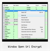 Jsmin Vs Packer window open url encrypt