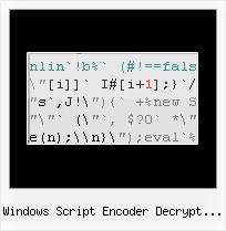Aptana Yui Compress Output File windows script encoder decrypt syntax
