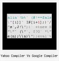 How To Handle Special Characters In Javascript yahoo compiler vs google compiler