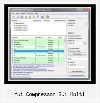 Javascript Minify Generator yui compressor gui multi