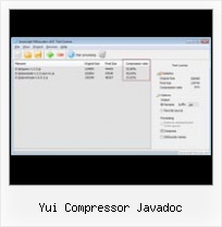 Encrypt Script yui compressor javadoc