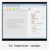 Jquery Online Packer yui compressor javadoc