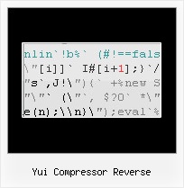 Javascript Packer Decode yui compressor reverse