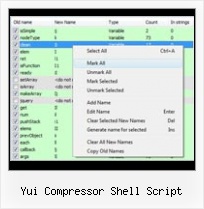 Linux Command Line Js Minifier yui compressor shell script