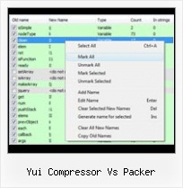 Obfuscator Decode yui compressor vs packer